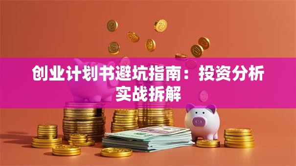 创业计划书避坑指南：投资分析实战拆解