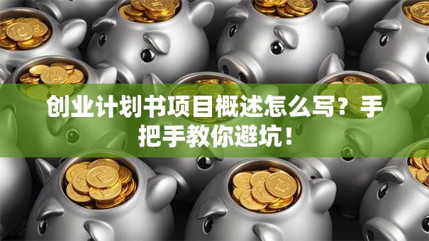 创业计划书项目概述怎么写？手把手教你避坑！
