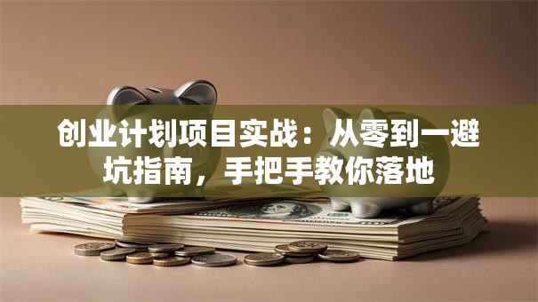 创业计划项目实战：从零到一避坑指南，手把手教你落地