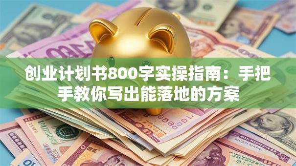 创业计划书800字实操指南：手把手教你写出能落地的方案
