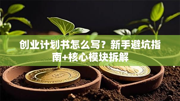 创业计划书怎么写？新手避坑指南+核心模块拆解