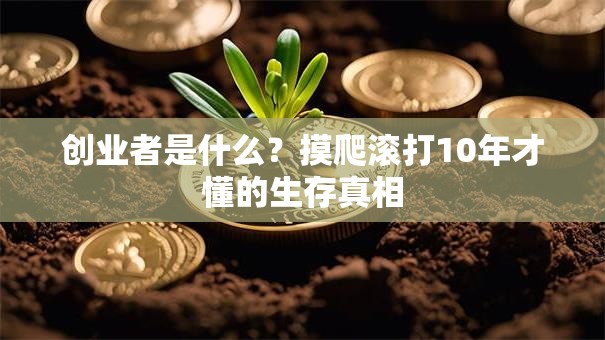 创业者是什么？摸爬滚打10年才懂的生存真相