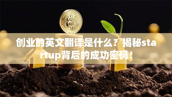 创业的英文翻译是什么？揭秘startup背后的成功密码！