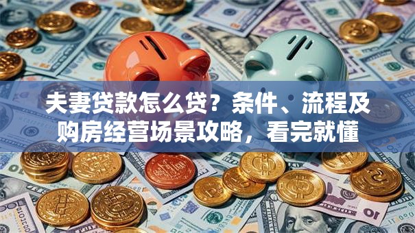 夫妻贷款怎么贷？条件、流程及购房经营场景攻略，看完就懂