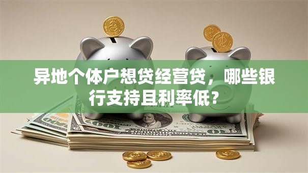 异地个体户想贷经营贷，哪些银行支持且利率低？