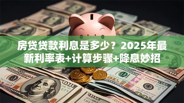 房贷贷款利息是多少？2025年最新利率表+计算步骤+降息妙招