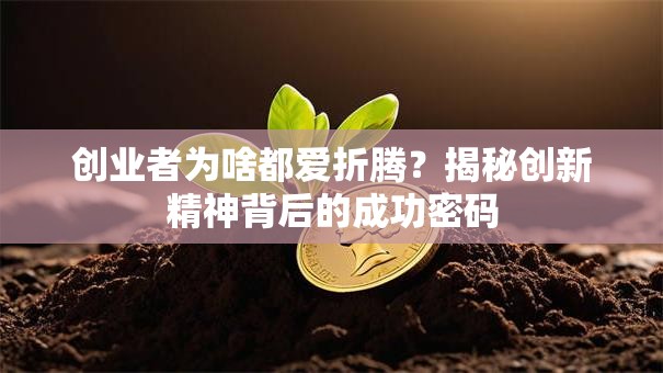 创业者为啥都爱折腾？揭秘创新精神背后的成功密码