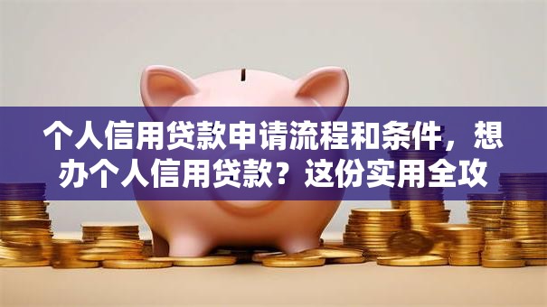 个人信用贷款申请流程和条件，想办个人信用贷款？这份实用全攻略别错过！