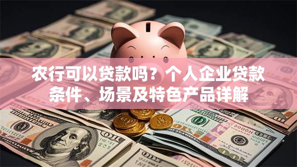 农行可以贷款吗？个人企业贷款条件、场景及特色产品详解