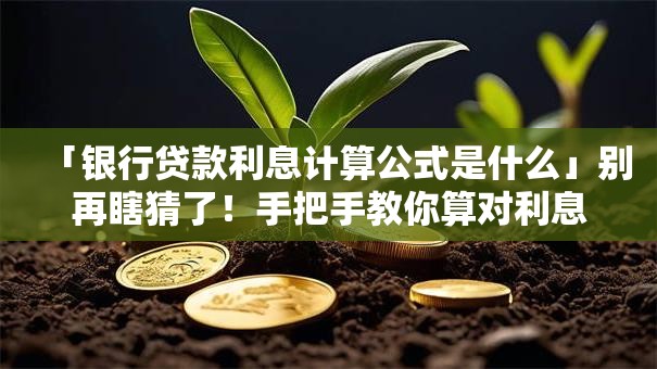 「银行贷款利息计算公式是什么」别再瞎猜了！手把手教你算对利息，房贷、信用贷都能用