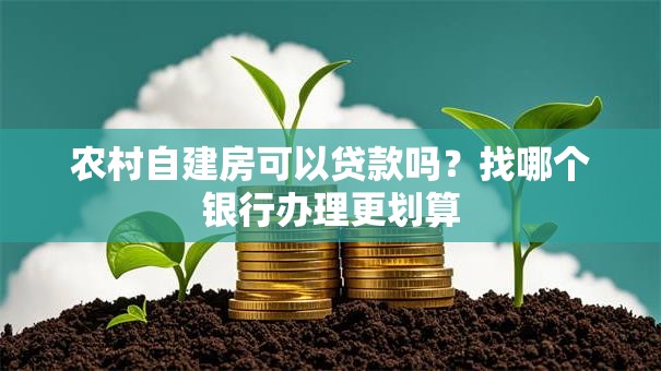 农村自建房可以贷款吗？找哪个银行办理更划算