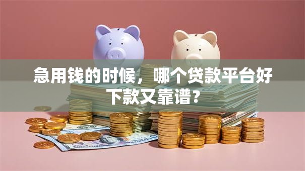 急用钱的时候，哪个贷款平台好下款又靠谱？