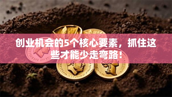 创业机会的5个核心要素，抓住这些才能少走弯路！