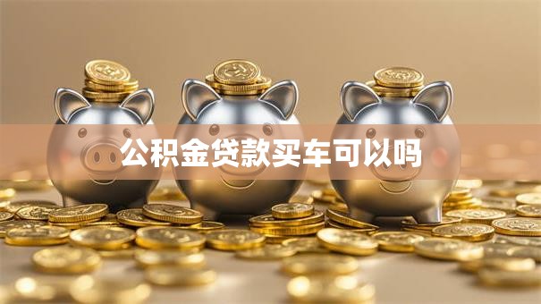 公积金贷款买车可以吗