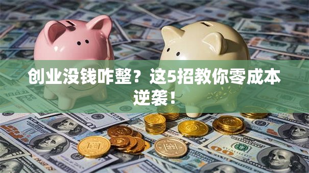 创业没钱咋整？这5招教你零成本逆袭！