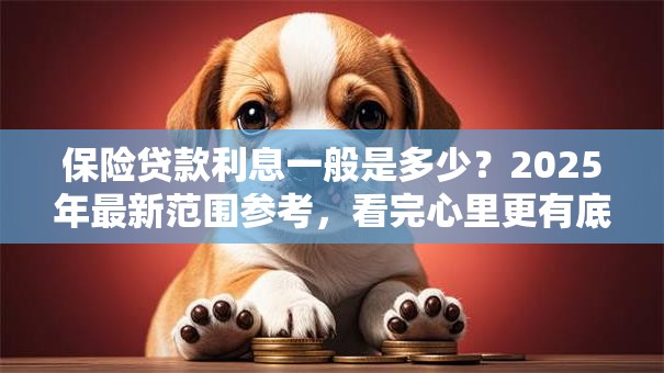 保险贷款利息一般是多少？2025年最新范围参考，看完心里更有底