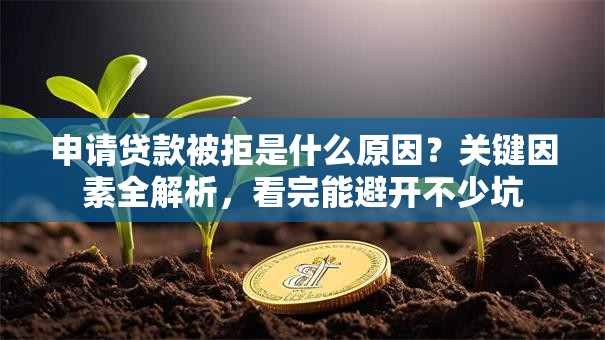 申请贷款被拒是什么原因？关键因素全解析，看完能避开不少坑