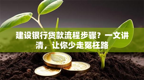 建设银行贷款流程步骤？一文讲清，让你少走冤枉路