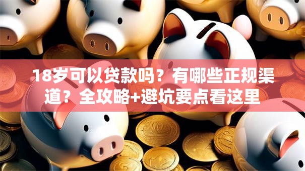 18岁可以贷款吗？有哪些正规渠道？全攻略+避坑要点看这里