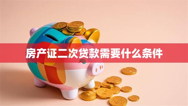 房产证二次贷款需要什么条件