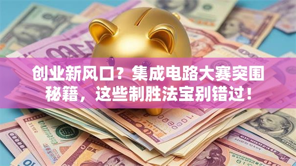 创业新风口？集成电路大赛突围秘籍，这些制胜法宝别错过！