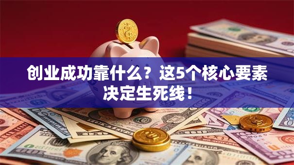 创业成功靠什么？这5个核心要素决定生死线！