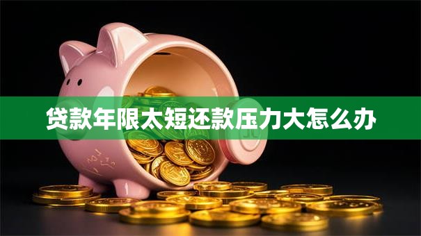 贷款年限太短还款压力大怎么办