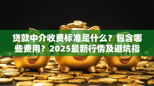 贷款中介收费标准是什么？包含哪些费用？2025最新行情及避坑指南奉上