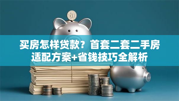 买房怎样贷款？首套二套二手房适配方案+省钱技巧全解析