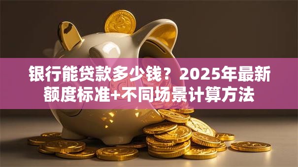 银行能贷款多少钱？2025年最新额度标准+不同场景计算方法