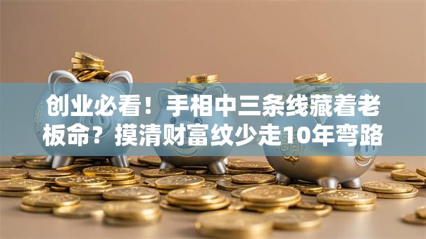 创业必看！手相中三条线藏着老板命？摸清财富纹少走10年弯路