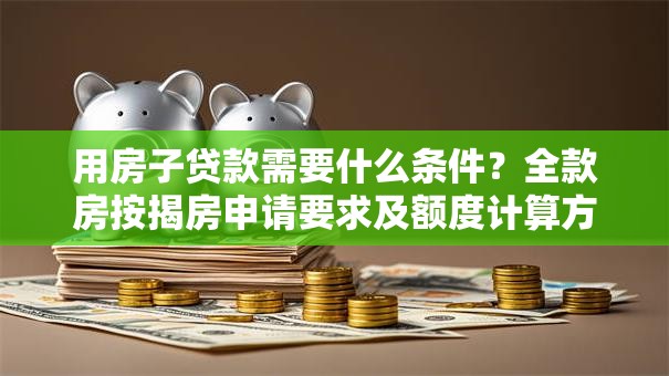 用房子贷款需要什么条件？全款房按揭房申请要求及额度计算方法