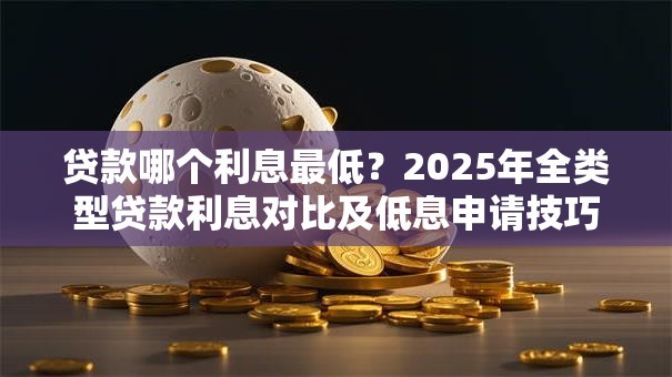 贷款哪个利息最低？2025年全类型贷款利息对比及低息申请技巧