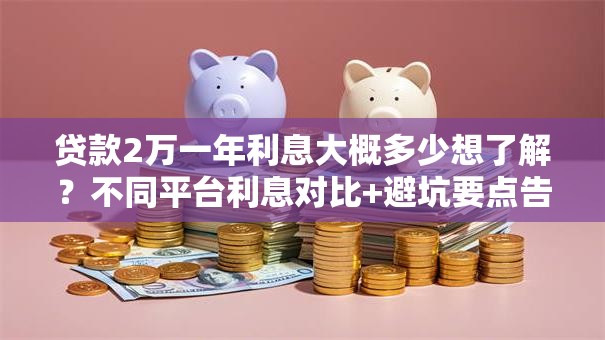 贷款2万一年利息大概多少想了解？不同平台利息对比+避坑要点告诉你