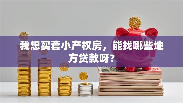 我想买套小产权房，能找哪些地方贷款呀？