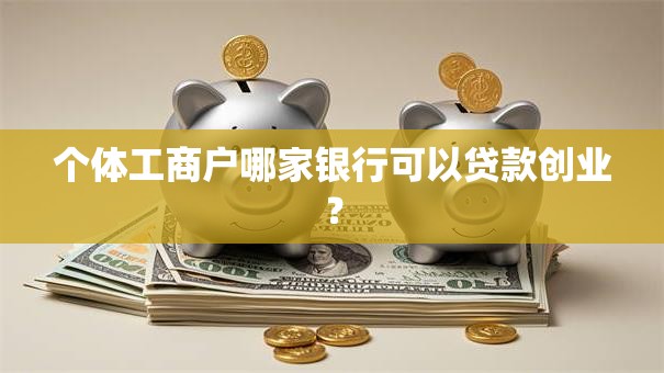 个体工商户哪家银行可以贷款创业？