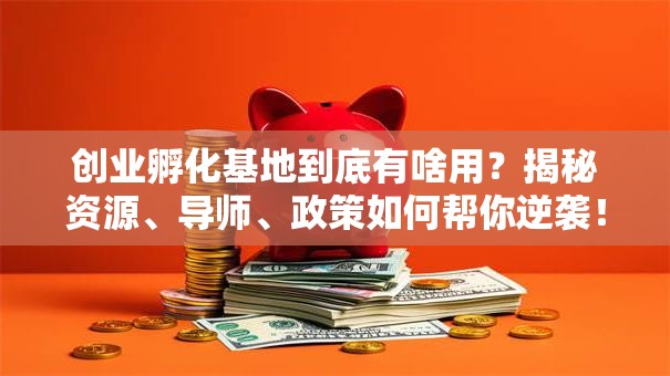 创业孵化基地到底有啥用？揭秘资源、导师、政策如何帮你逆袭！
