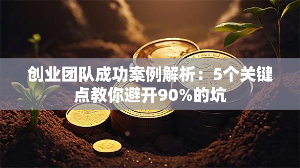 创业团队成功案例解析：5个关键点教你避开90%的坑