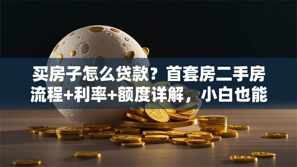 买房子怎么贷款？首套房二手房流程+利率+额度详解，小白也能懂