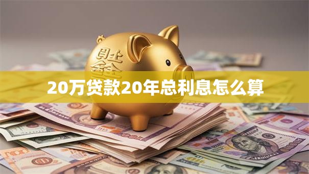 20万贷款20年总利息怎么算