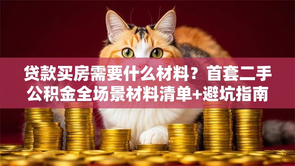 贷款买房需要什么材料？首套二手公积金全场景材料清单+避坑指南