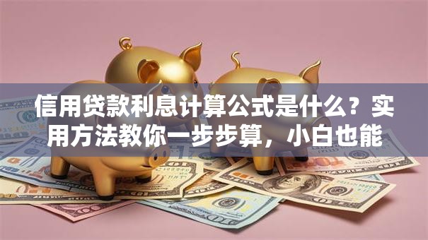 信用贷款利息计算公式是什么？实用方法教你一步步算，小白也能学会！