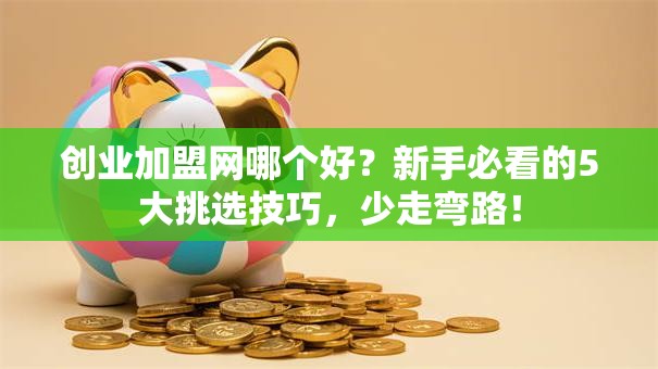 创业加盟网哪个好？新手必看的5大挑选技巧，少走弯路！