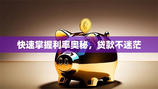 快速掌握利率奥秘，贷款不迷茫