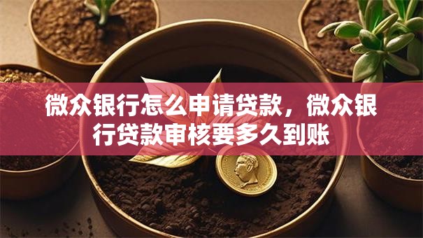 微众银行怎么申请贷款，微众银行贷款审核要多久到账
