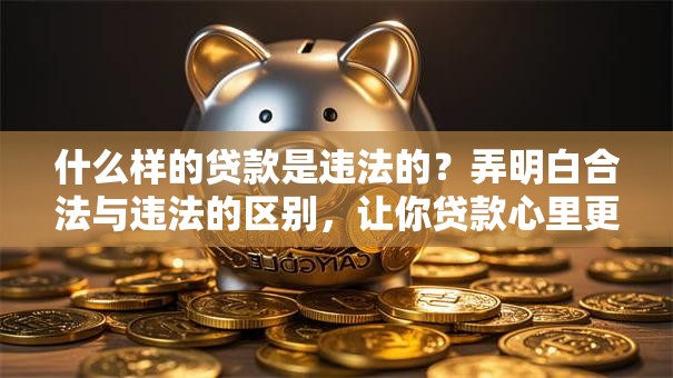 什么样的贷款是违法的？弄明白合法与违法的区别，让你贷款心里更有底