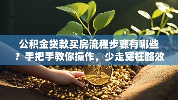 公积金贷款买房流程步骤有哪些？手把手教你操作，少走冤枉路效率高！