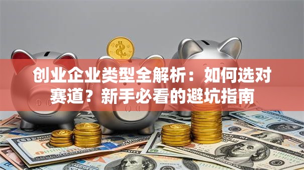 创业企业类型全解析：如何选对赛道？新手必看的避坑指南