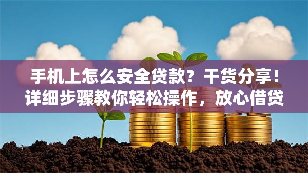 手机上怎么安全贷款？干货分享！详细步骤教你轻松操作，放心借贷不踩坑