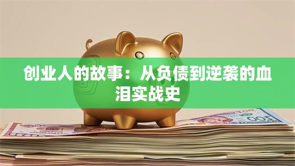 创业人的故事：从负债到逆袭的血泪实战史